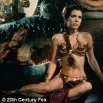 Photo of Carrie Fisher as Princess Leia in Star Wars